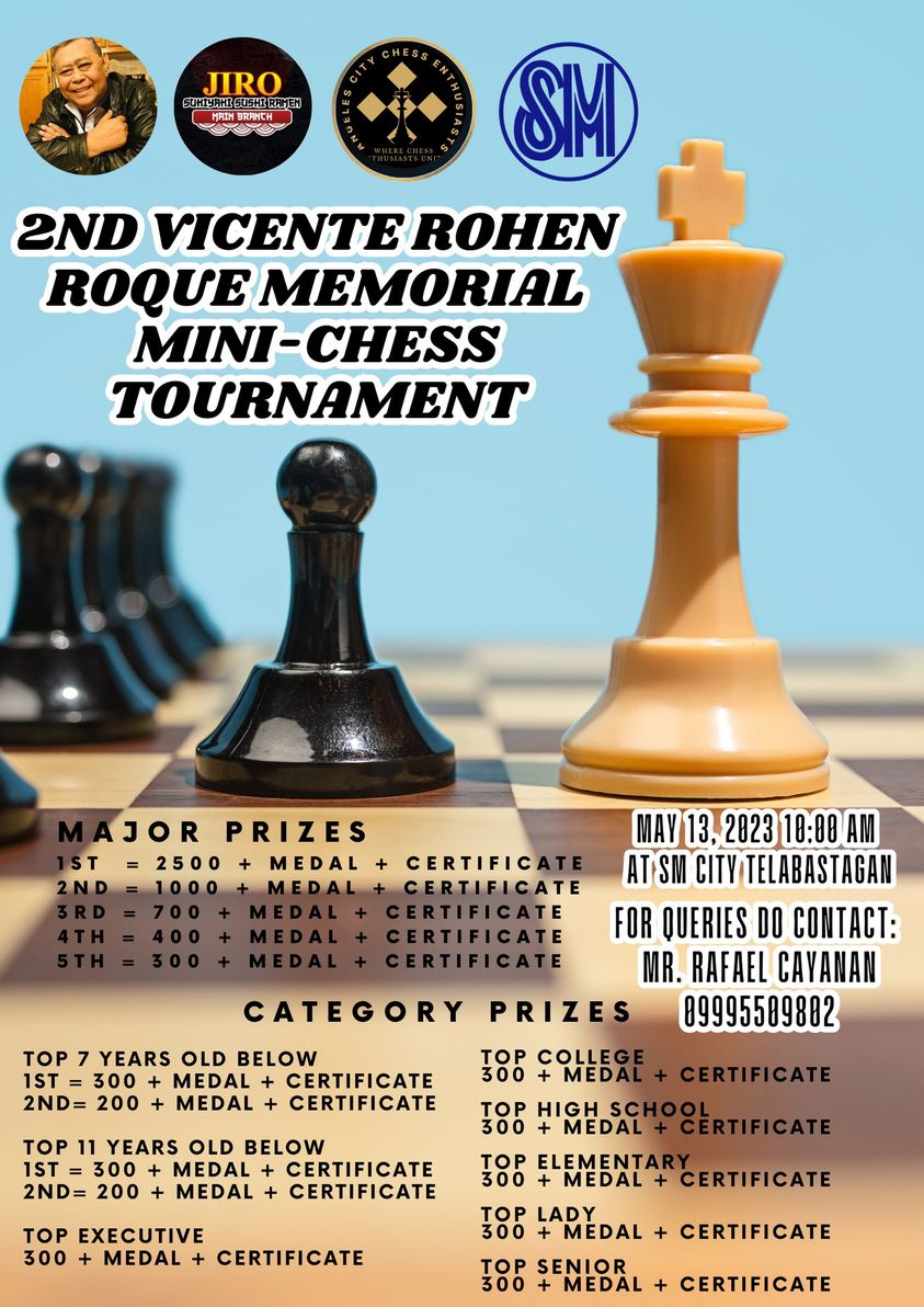 Pinoy Chess Tournament Bulletin, lichess.org/tournament/mvUtPAEo